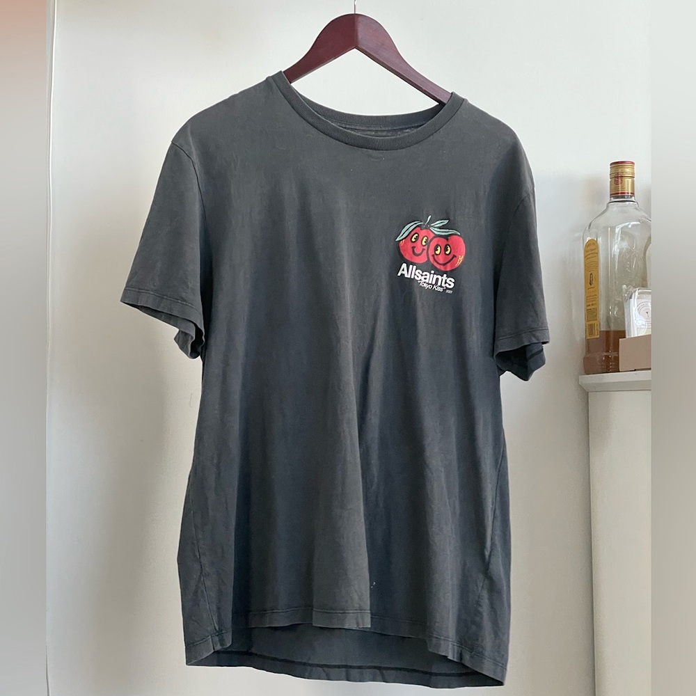AllSaints Medium T-Shirt in Dark Gray